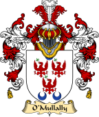 Irish Family Coat of Arms (v.25a) O'Mullally or Lally