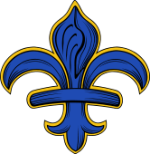 Fleur de Lis Fimbriated